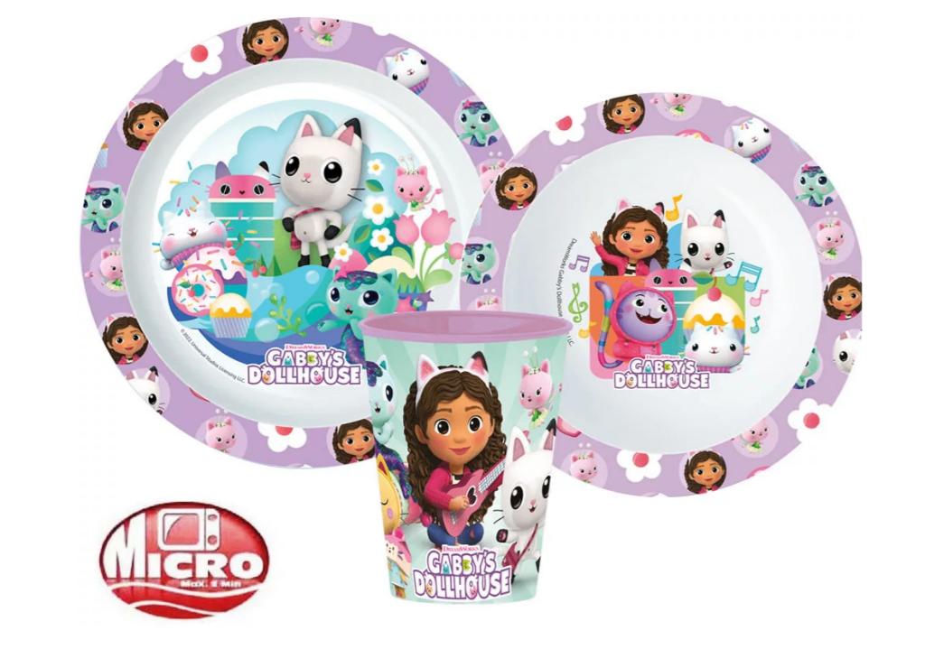 Gabby's Poppenhuis Kinderservies / Eetsetje - Magnetron, Ophalen of Verzenden, Nieuw