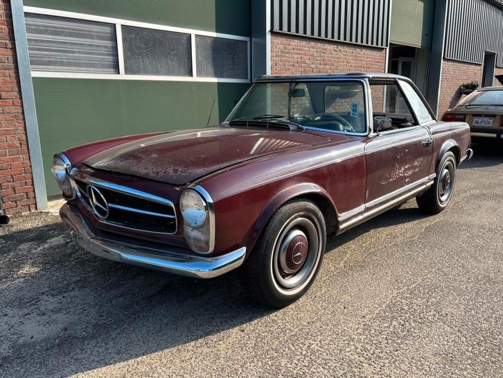 Mercedes Benz 230 SL Pagode Cabriolet 1967 Project, Auto's, Oldtimers, Particulier, Mercedes-Benz, Benzine, Cabriolet, 2 deurs