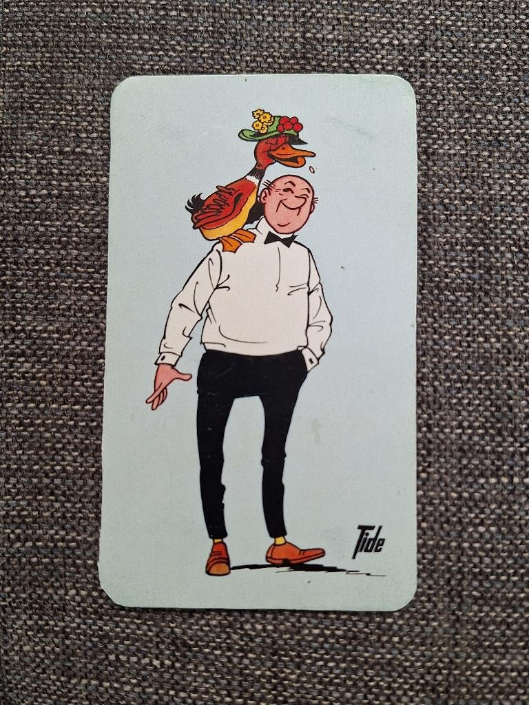 Vandersteen Suske Wiske - Sticker Tide Lambik (1974), Ophalen of Verzenden, Suske en Wiske, Gebruikt, Plaatje, Poster of Sticker