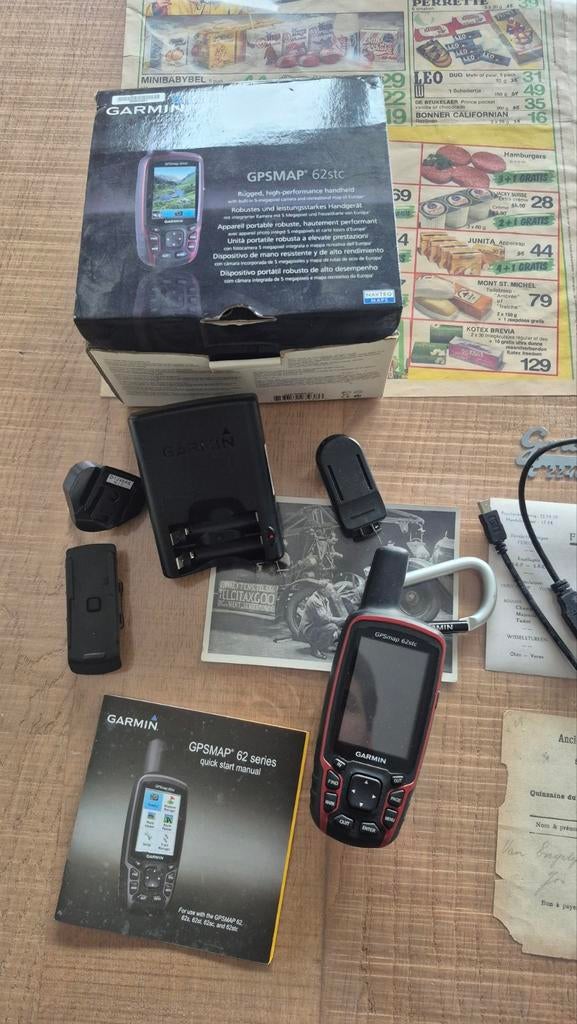 Garmin gpsmap 62stc, Ophalen