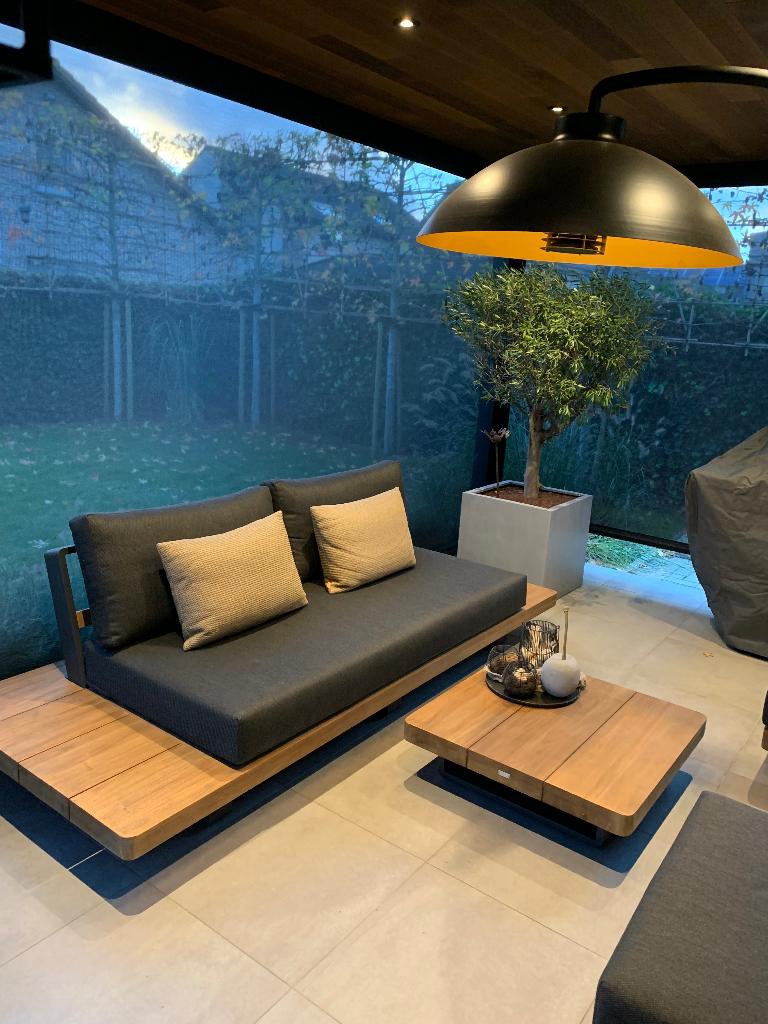 Loungeset Fitz Roy (Life/Buitenhof), Tuin en Terras, Tuinsets en Loungesets, Zo goed als nieuw, Loungeset, Hout, 6 zitplaatsen