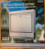 Boite aux lettres en acier inoxydable - melitex, Enlèvement, Neuf, Acier, Murale