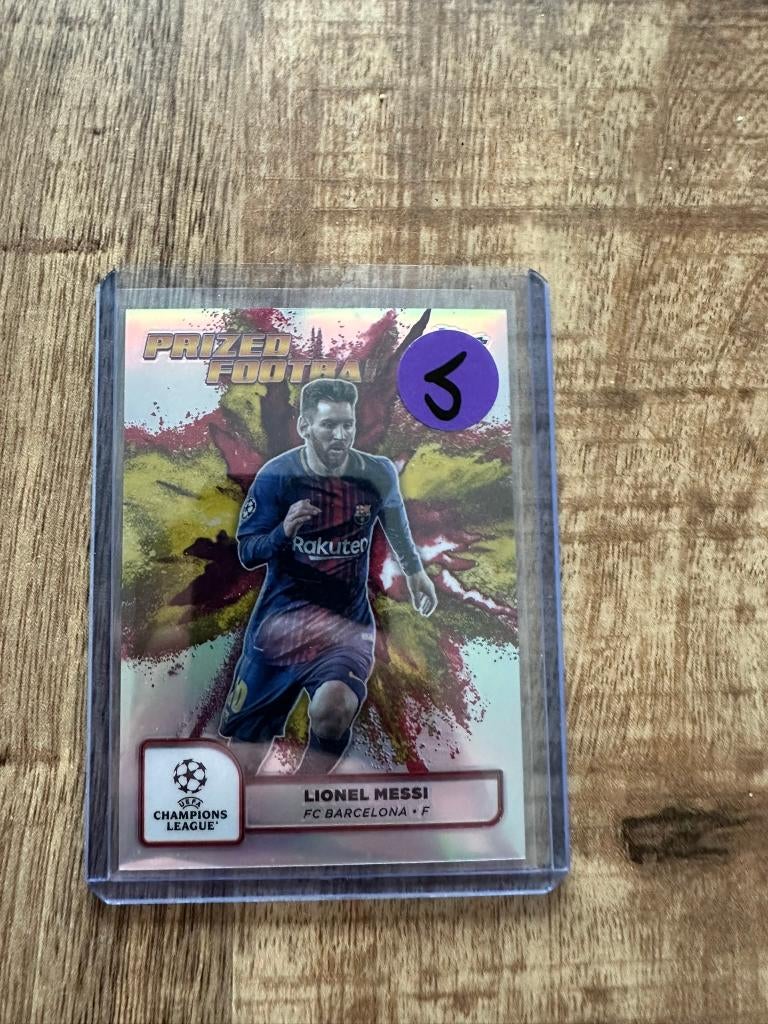 Case Hit - Prized Footballers - Messi - PFF-1, Ophalen of Verzenden, Nieuw, Poster, Plaatje of Sticker