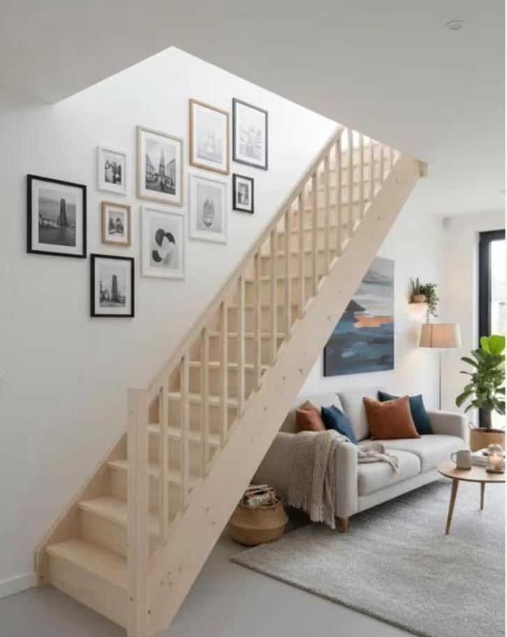 escalier droit en pin, Bricolage & Construction, Échelles & Escaliers, Escalier, Enlèvement