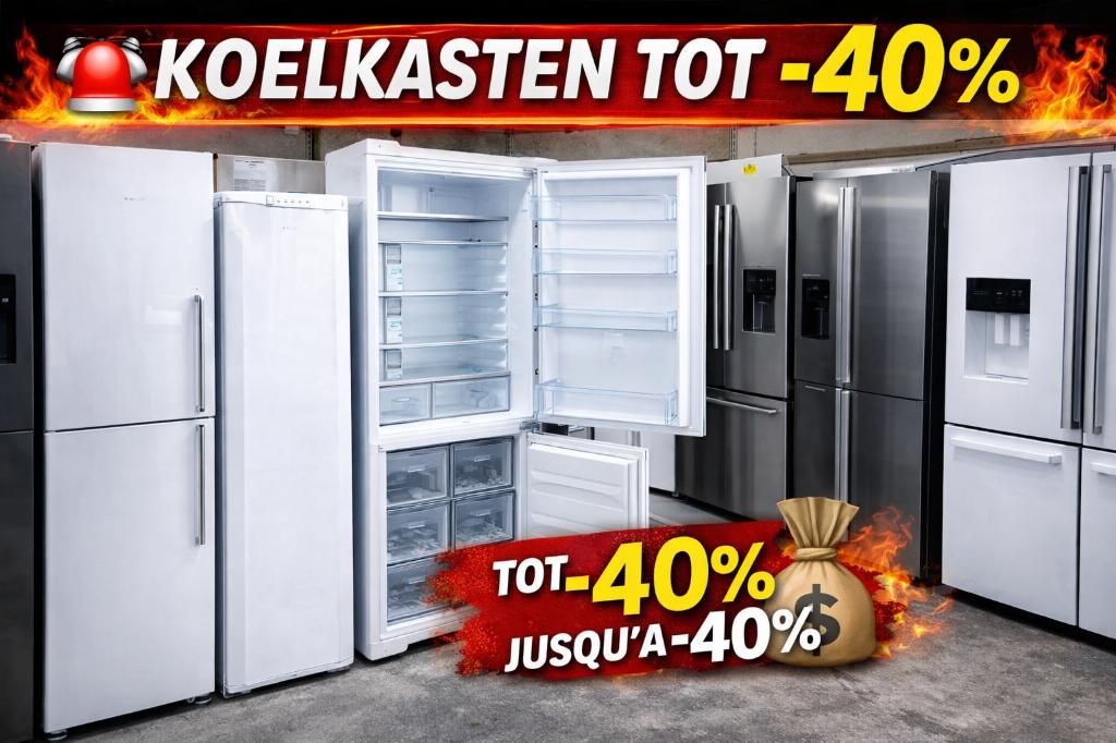 koelkast  nieuw tot -40%, Elektronische apparatuur, Koelkasten en IJskasten, Nieuw, Ophalen