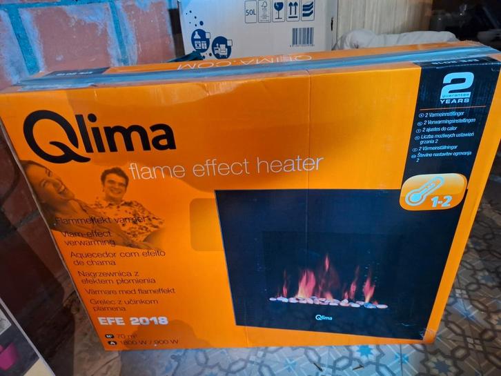 Qlima EFE 2018 als nieuw nog in doos, Huis en Inrichting, Kachels, Zo goed als nieuw, Ophalen