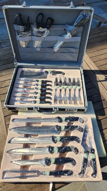 Messenkoffer met complete messenset en steakbestek 6-pers. beschikbaar voor biedingen