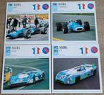 Race-auto's Matra: 4 verzamelkaarten (jaren '70), Enlèvement ou Envoi, Comme neuf, ForTwo