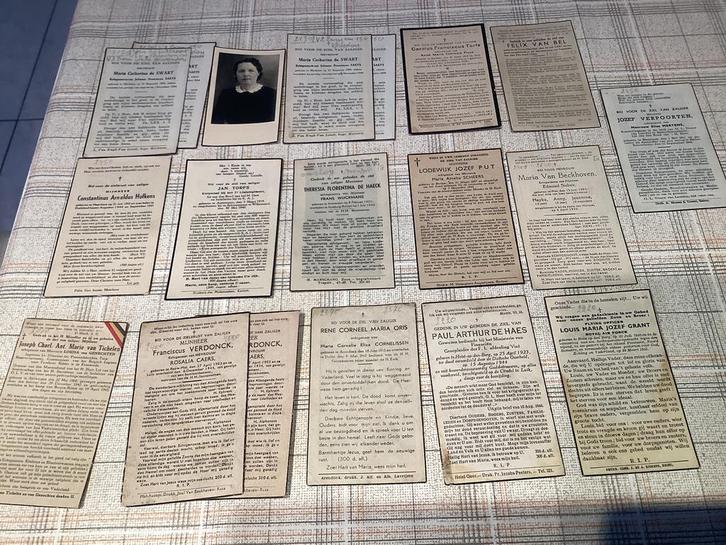 Provincie Antwerpen, doodsprentjes 40/45 gesneuveld., Verzamelen, Bidprentjes en Rouwkaarten, Bidprentje, Ophalen