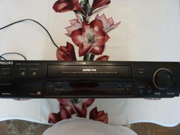 ENREGISTREUR VIDÉO PHILIPS S-VHS, Enlèvement ou Envoi, Comme neuf, Lecteur ou enregistreur VHS