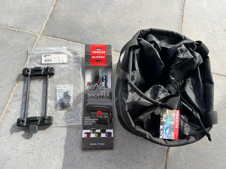 Nieuwe KLICKfix bagagedragertas Shopper Alingo GT, Fietsen en Brommers, Fietsaccessoires | Fietsmanden, Nieuw, Fietsmand, Ophalen of Verzenden