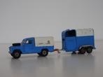 corgi toys land rover + horse box, Enlèvement ou Envoi