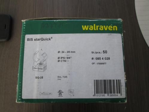 21 stuks Walraven StarQuick zadel 24-28mm, Doe-het-zelf en Bouw, IJzerwaren en Bevestigingsmiddelen, Nieuw, Overige typen, Ophalen of Verzenden
