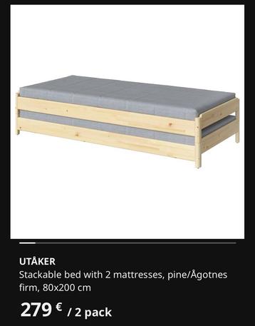 Ikea Utaker Stapelbaar Bedden  beschikbaar voor biedingen
