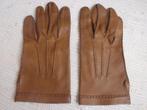 Vintage, cognackleurige lederen handschoenen voor heren, Ophalen, Handschoenen