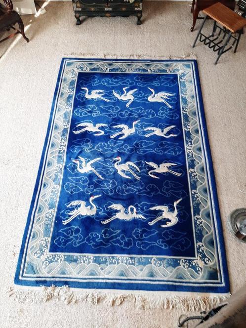 Heel zacht en dik chinees tapijt - zijde en wol (5,5 m2), Antiek en Kunst, Antiek | Tapijten, Tafelkleden en Textiel, Ophalen