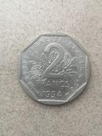 2 Franse frank 1994, Postzegels en Munten, Ophalen of Verzenden