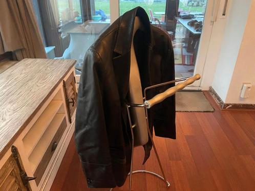 Versace Classic V2 leder herenvest 3/4 - exclusief, Kleding | Heren, Jassen | Winter, Zo goed als nieuw, Maat 52/54 (L), Zwart
