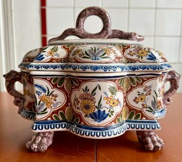 Boîte à épices ancienne – B.F.K Boch Frères keramis beschikbaar voor biedingen