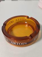 Oude grote ronde gele asbak van STELLA ARTOIS in perfecte st, Verzamelen, Rookartikelen, Aanstekers en Luciferdoosjes, Ophalen of Verzenden