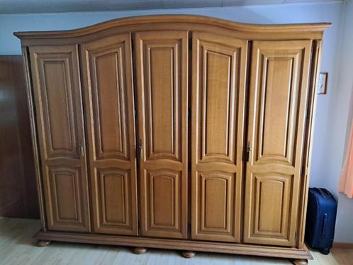 Complete eiken slaapkamer, Huis en Inrichting, Slaapkamer | Complete slaapkamers, Zo goed als nieuw, Tweepersoons, Ophalen