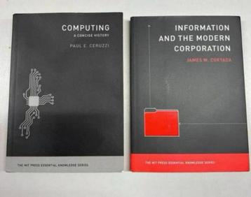 2x boek Computing concise, Information modern corporation beschikbaar voor biedingen