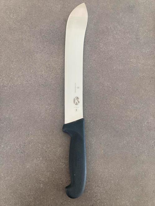 Victorinox Fibrox blokmes/slagersmes 31cm 5.7403.31, Huis en Inrichting, Keuken | Bestek, Nieuw, Los bestek, Kunststof, Verzenden