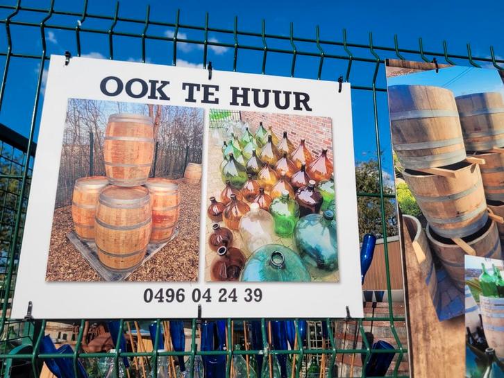 Verhuur van Wijn & whiskey tonnen als feestdecoratie!, Hobby en Vrije tijd, Feestartikelen | Verhuur, Ophalen