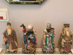 4 statuettes Originales chinoise vintage des années 1970., Enlèvement ou Envoi