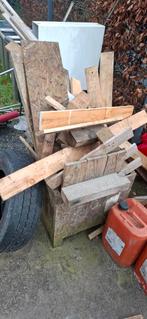 Pallets en stukken hout, Doe-het-zelf en Bouw, Hout en Planken, Gebruikt