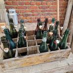 oude bak met flesjes, Antiek en Kunst, Ophalen