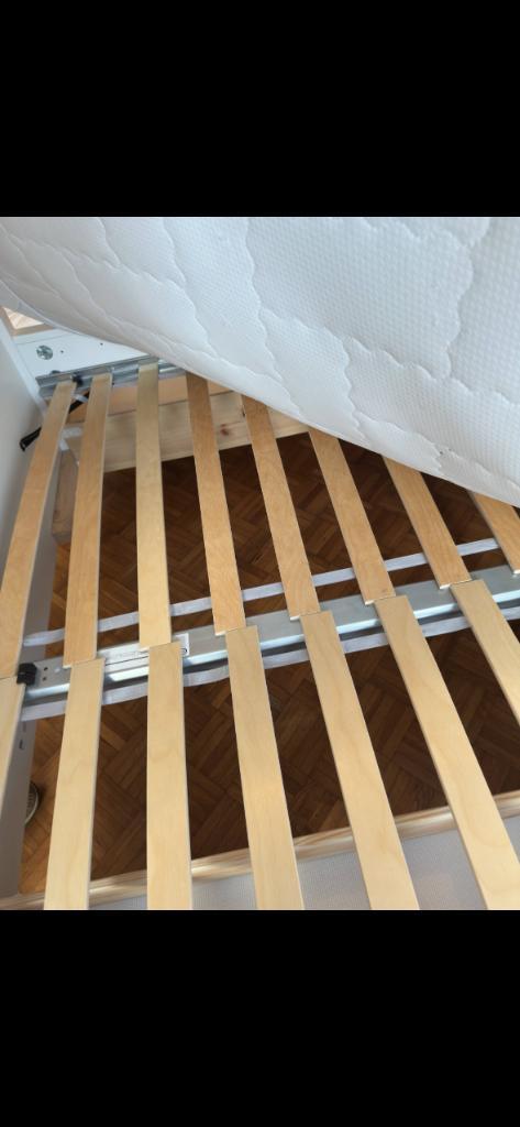 Ikea LURÖY Lattenbodem 2x 80x200 cm, Huis en Inrichting, Slaapkamer | Matrassen en Bedbodems, Zo goed als nieuw, Bedbodem, 80 cm