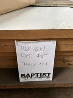 Restlot MDF panelen 18mm wit, Ophalen