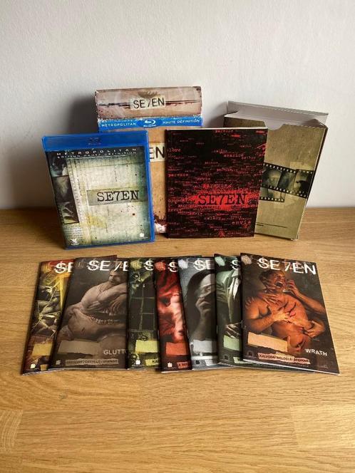 Blu-Ray Se7en Coffret Edition Limitée Rare, CD & DVD, Blu-ray, Utilisé, Thrillers et Policier, Coffret, Enlèvement ou Envoi