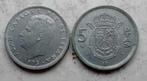 5 pesetas 1975 / Juan Carlos I, Postzegels en Munten, Ophalen of Verzenden, Losse munt