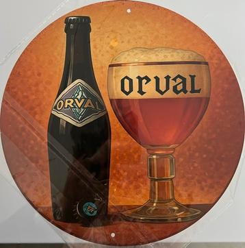 Reclamebord vintage Orval 9 - mancave poolhouse nieuw beschikbaar voor biedingen