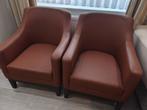 2 lederen zetels in heel goede staat., Ophalen, Zo goed als nieuw