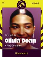 Olivia Dean 1 ticket AB Zaterdag 11 mei, Tickets en Kaartjes, Concerten | Overige, Mei