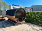 Barrelsauna 6 persoons. Thermowood. Nieuw., Sport en Fitness, Ophalen, Nieuw