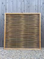 Wilgen tuinschermen in frame 180x180x9, Tuin en Terras, Ophalen, 150 tot 200 cm, Nieuw, 150 tot 200 cm