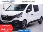 Renault Trafic 2.0 dCi 120 pk Dubbel Cabine va 298,- p/mnd A, Auto's, Renault, Wit, Te koop, 194 g/km