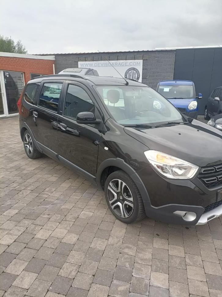 DACIA LODGY 1.6I STEPWAY 7-ZITS, Auto's, Dacia, Bedrijf, Lodgy, Benzine, Euro 6, Dealer onderhouden, Ophalen