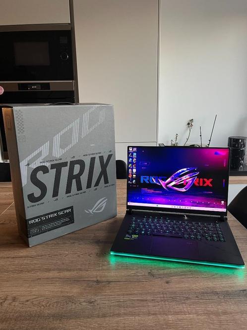 ASUS ROG Strix SCAR 16 G634JY-NM001W 16" gamelaptop, Computers en Software, Windows Laptops, Zo goed als nieuw, 16 inch, SSD, 4 Ghz of meer