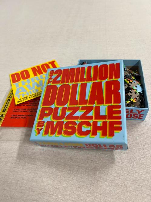 Le puzzle à deux millions de dollars MSCHF - Puzzle de 500, Hobby & Loisirs créatifs, Sport cérébral & Puzzles, Neuf, Puzzle, Moins de 500 pièces