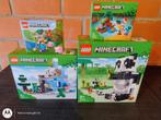 Lego Minecraft 21177 + 21240 + 21243 + 21245, Enlèvement ou Envoi, Neuf, Ensemble complet, Lego