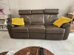 zetel - drie zit met 2 relax functies, Ophalen, Gebruikt, Driepersoons, Leer