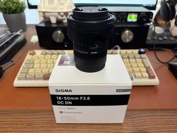 Sigma 18-50mm F2.8 DC DN Sony E-mount splinternieuw!  beschikbaar voor biedingen