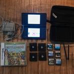 Mooie blauwe nintendo dsi met spellen en toebehoren, Games en Spelcomputers, Ophalen of Verzenden, Zo goed als nieuw, Dsi