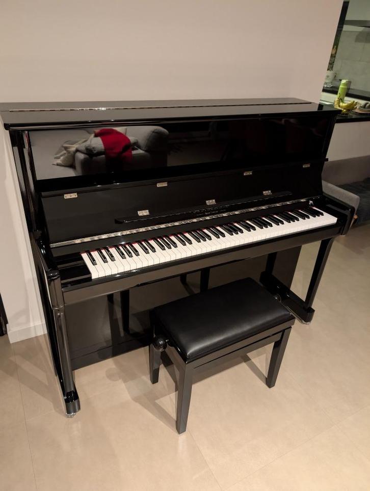 Doutreligne Classique II PE Zwart hoogglans, Muziek en Instrumenten, Piano's, Zo goed als nieuw, Piano, Zwart, Hoogglans, Ophalen