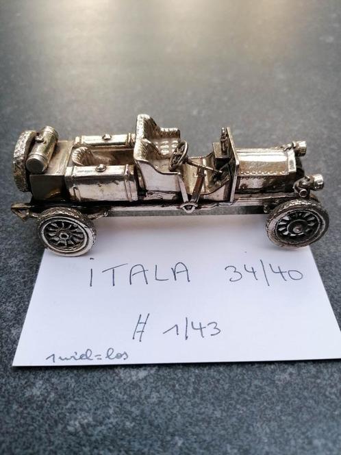 Itala oldtimer zilveren miniatuur, Auto diversen, Overige Auto diversen, Ophalen